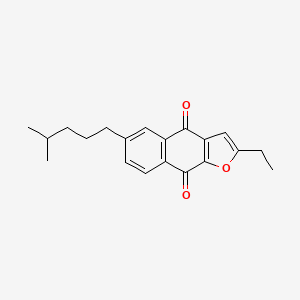 2-Ethyl-6-(4-methylpentyl)naphtho[2,3-b]furan-4,9-dione