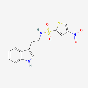 2-Thiophenesulfonamide, N-[2-(1H-indol-3-yl)ethyl]-4-nitro-