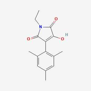 1-Ethyl-3-hydroxy-4-(2,4,6-trimethylphenyl)-1h-pyrrole-2,5-dione