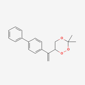 1,2,4-Trioxane, 6-(1-[1,1'-biphenyl]-4-ylethenyl)-3,3-dimethyl-