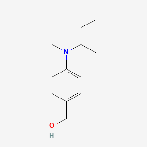 molecular formula C12H19NO B12596570 {4-[(Butan-2-yl)(methyl)amino]phenyl}methanol CAS No. 651328-37-9