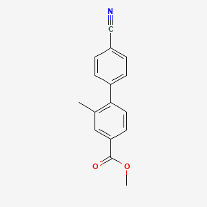 Methyl 4'-cyano-2-methyl[1,1'-biphenyl]-4-carboxylate