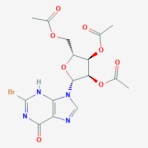 molecular formula C16H17BrN4O8 B125966 2-Bromo-2',3',5'-tri-O-acetylinosine CAS No. 41623-91-0