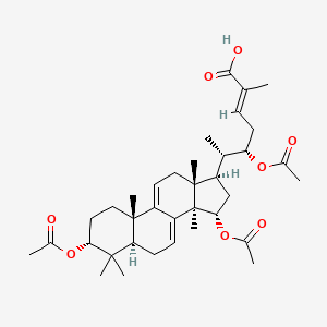 molecular formula C36H52O8 B1259661 Ganoderic Acid T 
