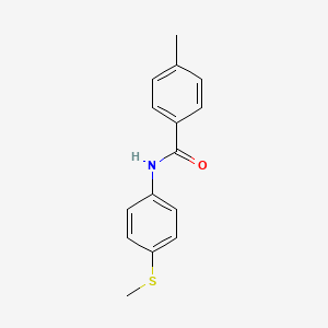 4-Methyl-N-[4-(methylsulfanyl)phenyl]benzamide