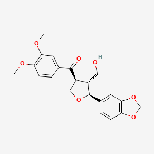 molecular formula C21H22O7 B1259662 Magnolone 