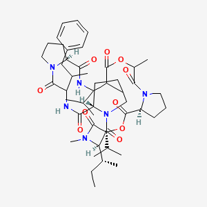 molecular formula C48H72N6O10 B1259663 Homodolastatin 16 