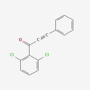 molecular formula C15H8Cl2O B12596654 2-Propyn-1-one, 1-(2,6-dichlorophenyl)-3-phenyl- CAS No. 637767-66-9