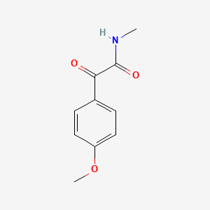 molecular formula C10H11NO3 B1259666 2-(4-methoxyphenyl)-N-methyl-2-oxoacetamide 