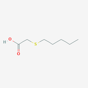 molecular formula C7H14O2S B1259670 2-(Pentylsulfanyl)acetic acid 