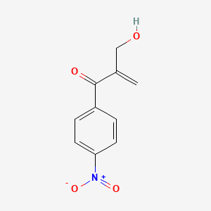 2-(Hydroxymethyl)-1-(4-nitrophenyl)prop-2-en-1-one