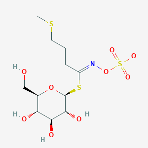 molecular formula C11H20NO9S3- B1259673 3-甲硫丙基葡萄糖异硫氰酸酯 