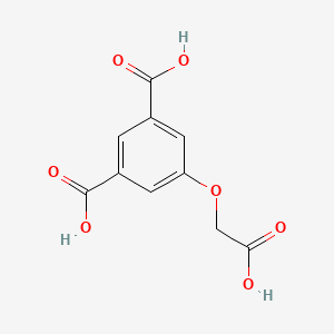 molecular formula C10H8O7 B12596826 1,3-Benzenedicarboxylic acid, 5-(carboxymethoxy)- CAS No. 643074-77-5