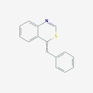 molecular formula C15H11NS B12596850 4-Benzylidene-4H-3,1-benzothiazine CAS No. 647025-75-0