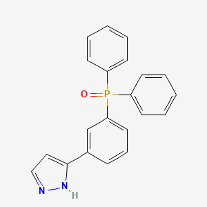 5-[3-(Diphenylphosphoryl)phenyl]-1H-pyrazole