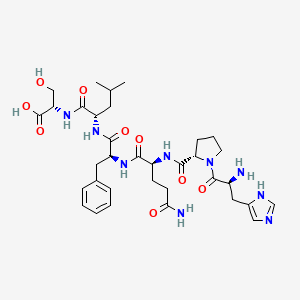 L-Histidyl-L-prolyl-L-glutaminyl-L-phenylalanyl-L-leucyl-L-serine