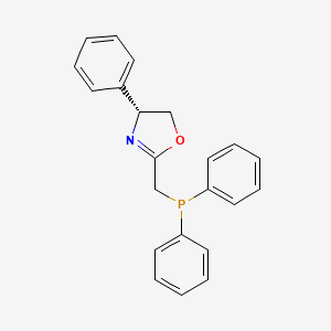 (4R)-2-[(Diphenylphosphanyl)methyl]-4-phenyl-4,5-dihydro-1,3-oxazole