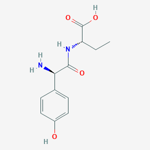 molecular formula C12H16N2O4 B12596935 (2S)-2-{[(2R)-2-Amino-2-(4-hydroxyphenyl)acetyl]amino}butanoic acid CAS No. 646037-12-9