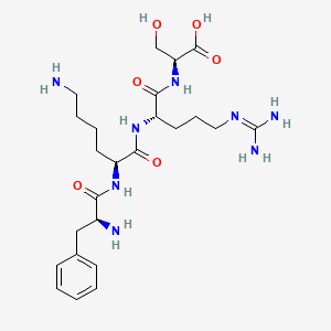 L-Phenylalanyl-L-lysyl-N~5~-(diaminomethylidene)-L-ornithyl-L-serine