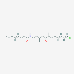 molecular formula C22H36ClNO2 B1259697 Pitiamide A 