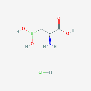 (2S)-2-amino-3-boronopropanoic acid;hydrochloride