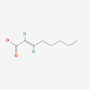 molecular formula C8H13O2- B1259699 (2E)-辛-2-烯酸 