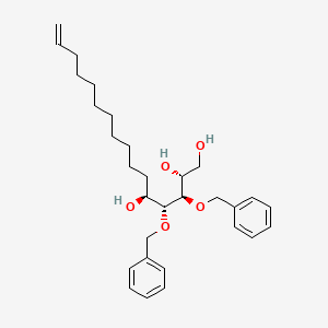 15-Hexadecene-1,2,5-triol, 3,4-bis(phenylmethoxy)-, (2R,3R,4R,5S)-