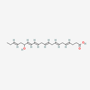 molecular formula C22H32O3 B1259704 (+/-)17-HDoHE 