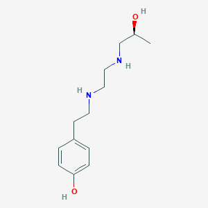 4-{2-[(2-{[(2S)-2-Hydroxypropyl]amino}ethyl)amino]ethyl}phenol