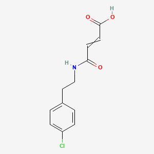 4-[2-(4-Chlorophenyl)ethylamino]-4-oxobut-2-enoic acid