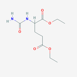 molecular formula C10H18N2O5 B12597072 N-Carbamoyl-glutamic acid diethyl ester 