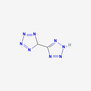 molecular formula C2H2N8 B12597085 2H,5'H-5,5'-Bitetrazole CAS No. 634151-41-0