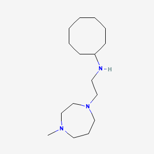 N-[2-(4-Methyl-1,4-diazepan-1-yl)ethyl]cyclooctanamine