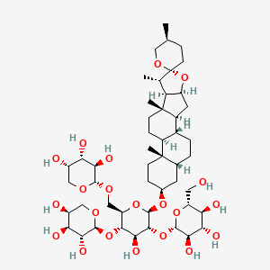 molecular formula C49H80O21 B1259713 Asparacoside 