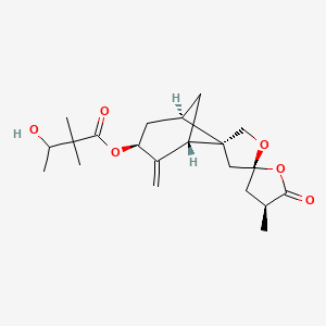 molecular formula C21H30O6 B1259714 Decipienolide B 