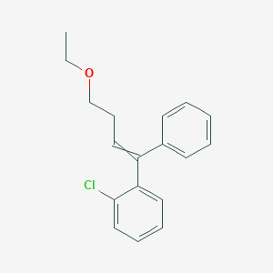 1-Chloro-2-(4-ethoxy-1-phenylbut-1-EN-1-YL)benzene