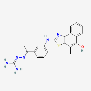 Hydrazinecarboximidamide, 2-[1-[3-[(5-hydroxy-4-methylnaphtho[1,2-d]thiazol-2-yl)amino]phenyl]ethylidene]-