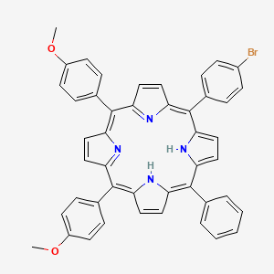 5-(4-Bromophenyl)-10,15-bis(4-methoxyphenyl)-20-phenylporphyrin