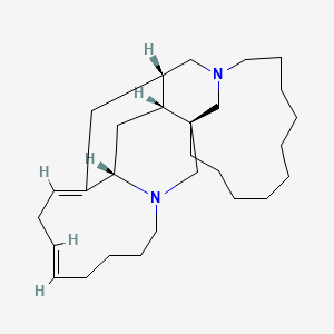 molecular formula C28H46N2 B1259717 Madangamine E 
