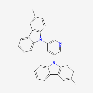 9,9'-(Pyridine-3,5-diyl)bis(3-methyl-9H-carbazole)