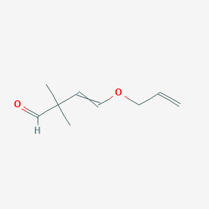 2,2-Dimethyl-4-[(prop-2-en-1-yl)oxy]but-3-enal