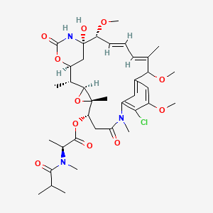 molecular formula C37H52ClN3O11 B1259721 Trewiasine 