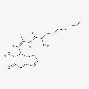 molecular formula C22H32O3 B1259723 Penostatin E 