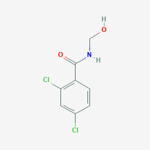 molecular formula C8H7Cl2NO2 B1259726 2,4-dichloro-N-(hydroxymethyl)benzamide 