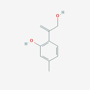 molecular formula C10H12O2 B1259728 9-羟基-8,10-脱氢百里酚 