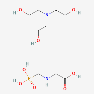 N-(Phosphonomethyl)glycine--2,2',2''-nitrilotri(ethan-1-ol) (1/1)