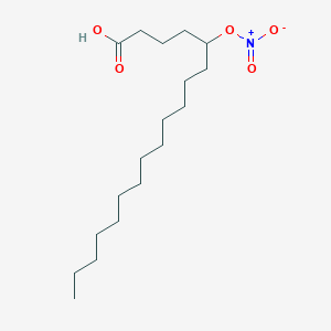 molecular formula C18H35NO5 B1259729 5-Nitroxystearic acid 