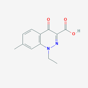 3-Cinnolinecarboxylic acid, 1-ethyl-1,4-dihydro-7-methyl-4-oxo-