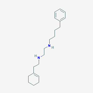 molecular formula C20H32N2 B12597332 N'-[2-(cyclohexen-1-yl)ethyl]-N-(4-phenylbutyl)ethane-1,2-diamine CAS No. 627520-35-8