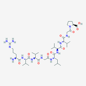 L-Proline, L-arginyl-L-valyl-L-valylglycyl-L-leucyl-L-valyl-L-valylglycyl-